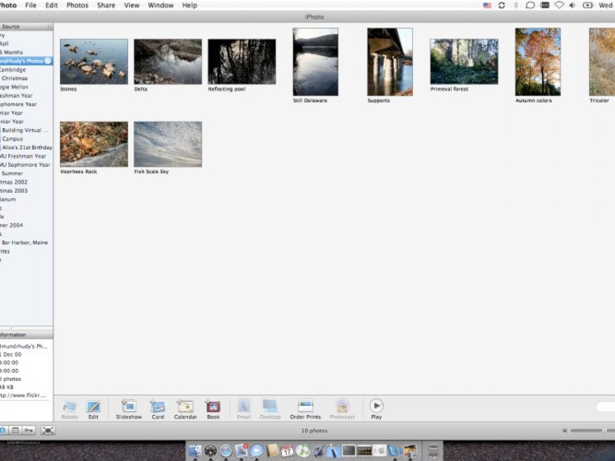 how do i link iphoto 9.6.1 to my facebook account